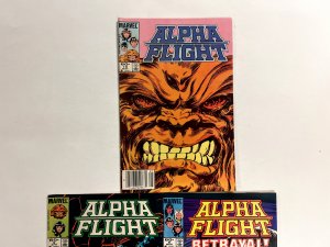 3 Alpha Flight Marvel Comics #8 9 10 Hulk Avengers Hulk Iron-Man Thor 92 JS3