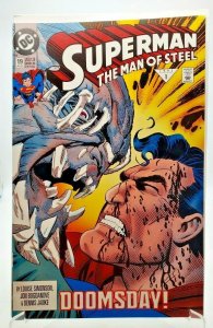 SUPERMAN THE MAN OF STEEL #19-FIRST DOOMSDAY COVER (DC) VF/NM