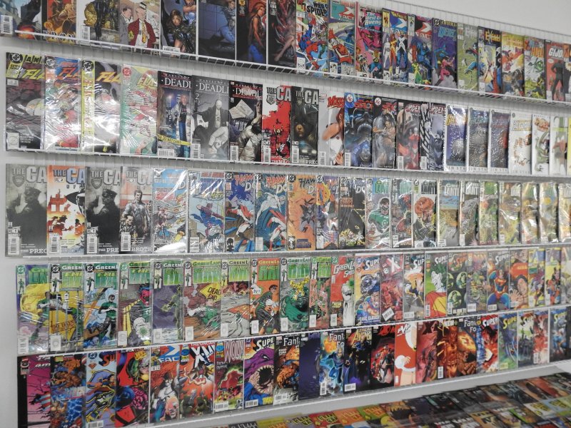 Huge Lot 180+ Comics W/ Green Lantern, Flash, G.I.Joe, +More! Avg VF- Condition!