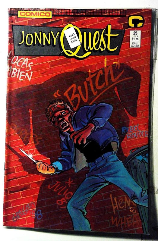 Jonny Quest #25 (1988) Comico Comics 1st Print Comic Book