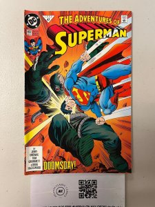 Adventures of Superman #497 VF DC Comics comic book 21 JW53