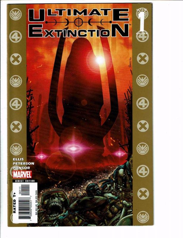 5 Marvel Comics # 1 2 4 7 Ultimate Iron Man Extinction Origins Ultimates 2 J99