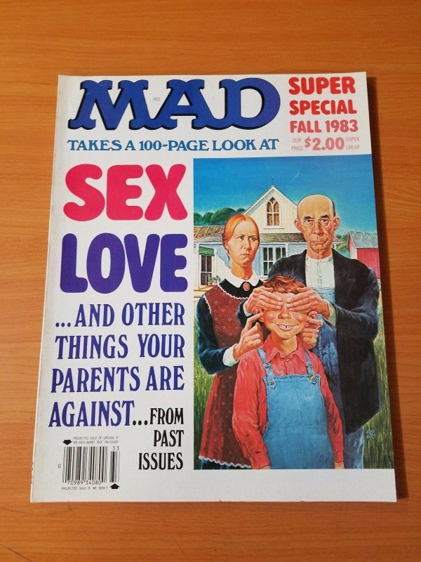 MAD Magazine Super Special Sex Love ~ VERY FINE - NEAR MINT NM ~ (Fall 1983, EC)