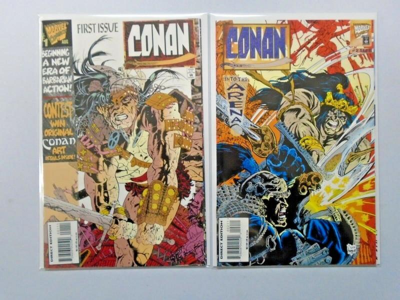 Conan run #1 to #2 - see pics - 8.0 - 1995