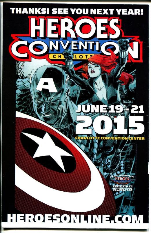 Heroes Convention Program Book 6/2014-Charlotte NC-artists-dealer info-VF