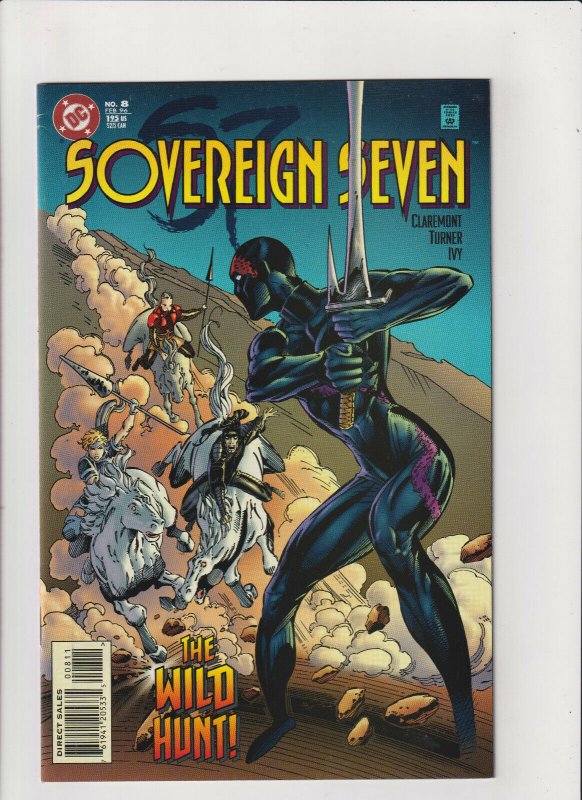 Sovereign Seven #8 VF/NM 9.0 DC Comics 1996 Chris Claremont