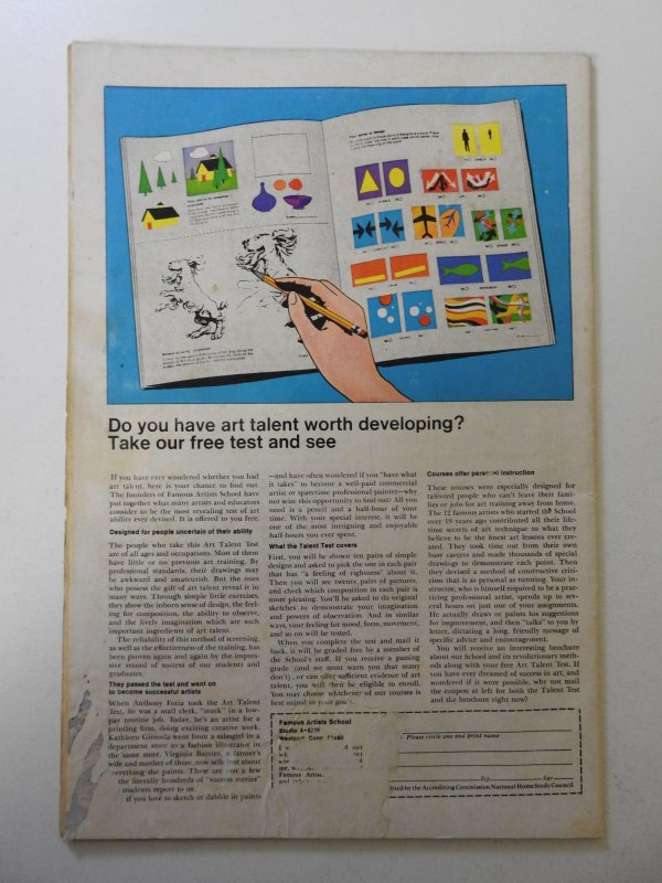 The X-Men #66 (1970) FR/GD Condition tape pull front/back cover, moisture damage