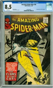 The Amazing Spider-Man #30 (1965) CGC 8.5! 1st Appearance of the Cat Burglar!