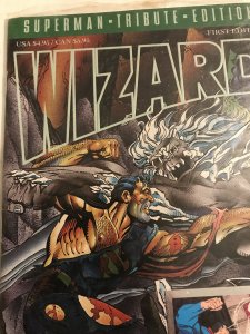 Wizard: Superman Tribute Edition #1 (1993) NM-; with bag and card, Death issue