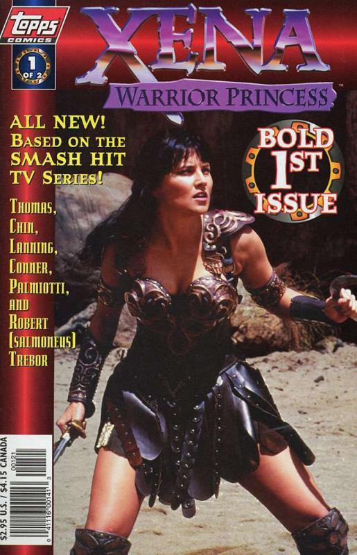 XENA WARRIOR PRINCESS (1997 TOPPS) 1A, 2 VG-F two issue