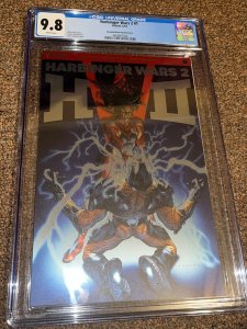 Harbinger Wars 1 (Valiant), Larosa 1:250 Brushed Metal Variant, CGC Graded 9.8