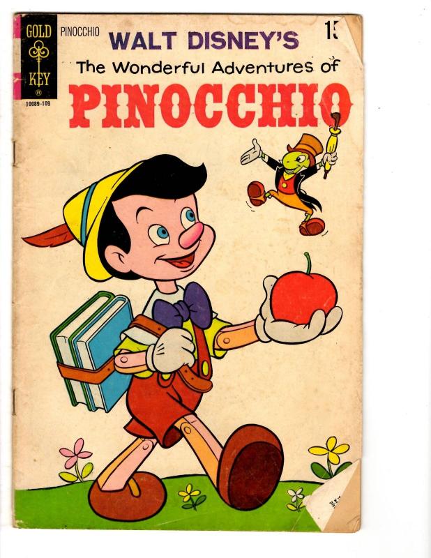 4 Walt Disney Gold Key Comics Showcase #14 Chip n' Dale #26 Pinocchio J129
