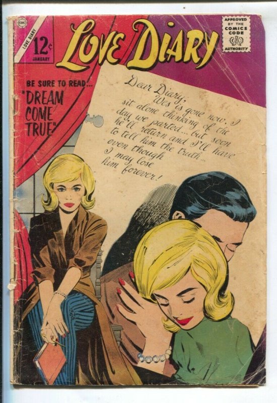 Love Diary #31 1964-Charlton-12¢ cover price-love triangle-FR/G