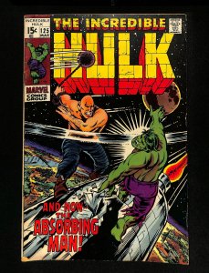 Incredible Hulk (1962) #125 Absorbing Man Appearance! 1970!
