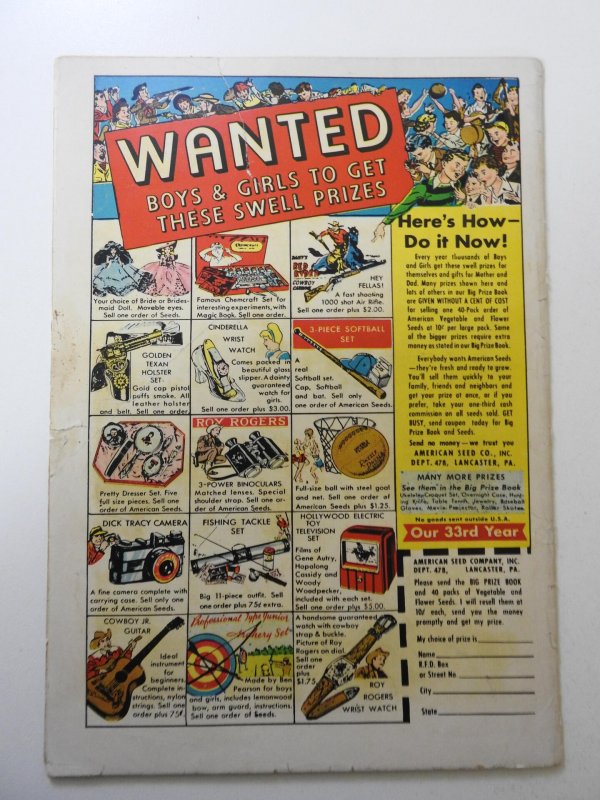 Paul Terry's Mighty Mouse Comics #24 VG Condition 2 in tear bc, 1 in spi...