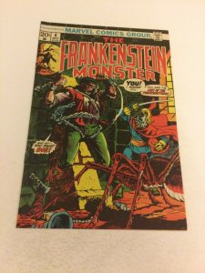 Frankenstein Monster 6 Nm Near Mint Marvel Comics
