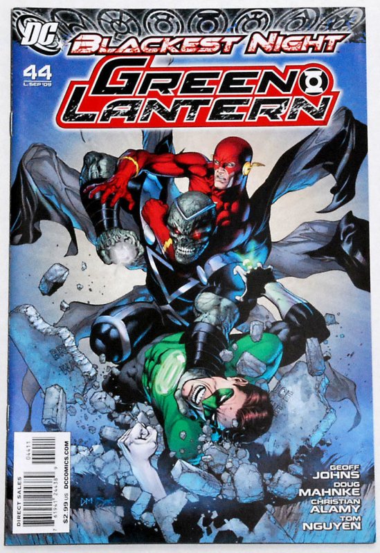 Green Lantern #44 (3rd Series) Blackest Night 9.4 NM