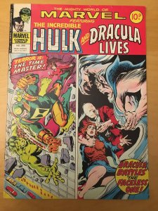 DRACULA LIVES INCREDIBLE HULK 250 MARVEL COMICS GROUP INT'L, 10P 1977