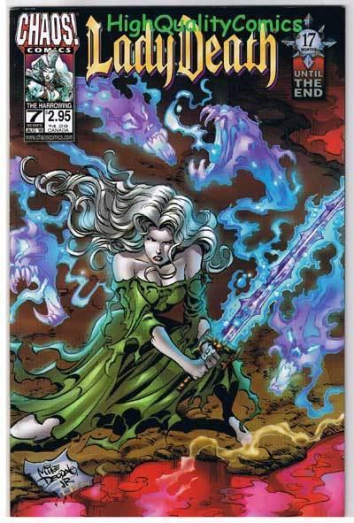LADY DEATH HARROWING #7, NM+, Deodato, Brian Pulido, 1998, more LD in store
