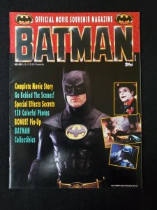 Batman: Official Movie Souvenir Magazine 1989 Topps