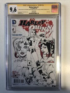 Harley Quinn (2014) #1 (CGC 9.6 SS WP) Signed Hardin,Conner &Palmiotti