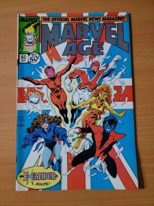 Marvel Age #60 ~ NEAR MINT NM ~ 1988 Marvel Comics