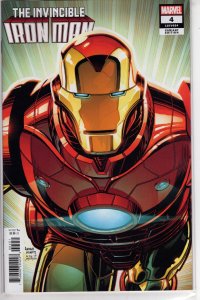 INVINCIBLE IRON MAN #4 1:25 ARTHUR ADAMS VARIANT (NEAR MINT)