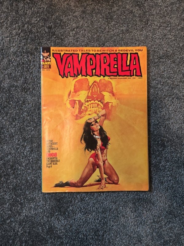 Vintage Magazine Vampirella 1972 Dec #21