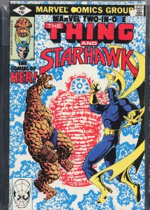 Marvel Two-in-One #61 (1980) Starhawk [Key Issue]
