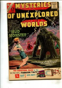 MYSTERIES OF UNEXPLORED WORLDS #38 (4.0) MUD MONSTER!! 1963