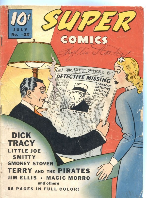 SUPER #38-1941-SMOKEY STOVER-DICK TRACY-MAGIC MORRO-WINNIE WINKLE