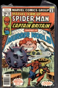Marvel Team-Up #66 (1978) Captain Britain [Key Issue]