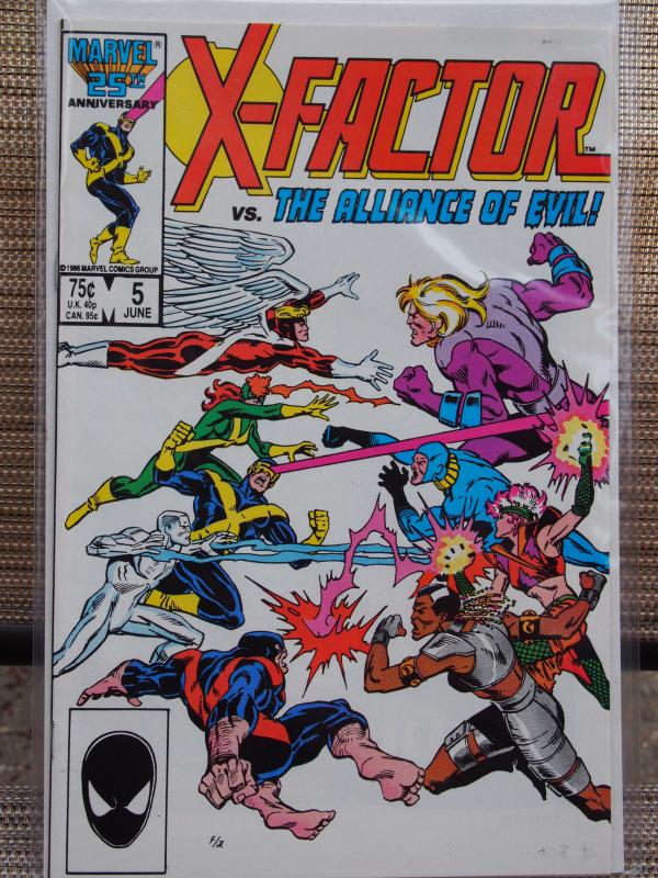 X-Factor 5 VF/NM Unread. 1st cameo Apocalypse !