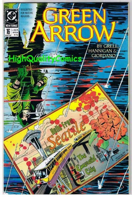 GREEN ARROW #15 16 17 18 19 20, NM+, Mike Grell, Bow, Arrow, 1988, more in store