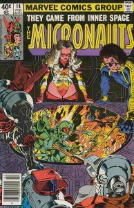 Micronauts (Vol. 1) #14 (Newsstand) VG ; Marvel | low grade comic Bill Mantlo