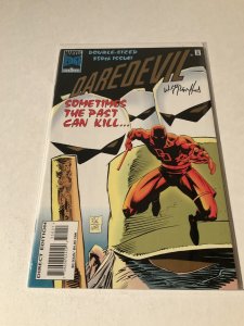 Daredevil 350 Nm Near Mint Signed Bill Reinhold Marvel Comics 