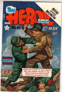 New Heroic Comics #81 (Mar-53) PRICE DROP!  VG+ Affordable-Grade