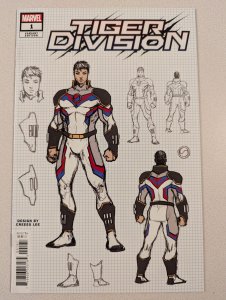 Tiger Division #1 1:10 Cress Lee Design Variant First Issue in series key issue!