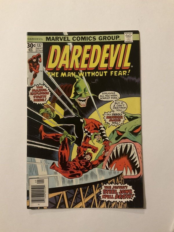 Daredevil 137 Newsstand Edition Near Mint Nm Marvel