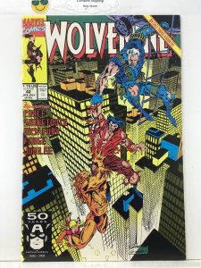 Wolverine #42 (1991) NM Cable, Sabertooth, Nick fury, jubilee