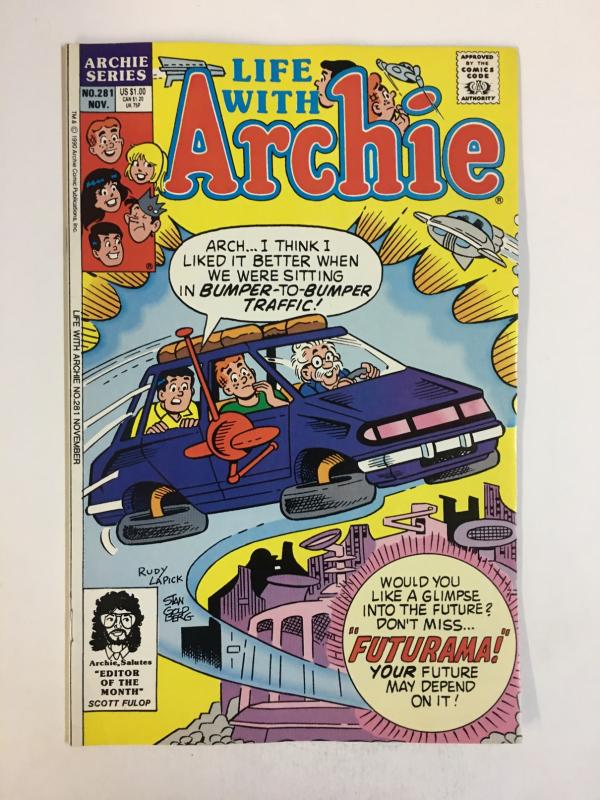 LIFE WITH ARCHIE (1958-    )281 VF-NM Nov 1990 COMICS BOOK