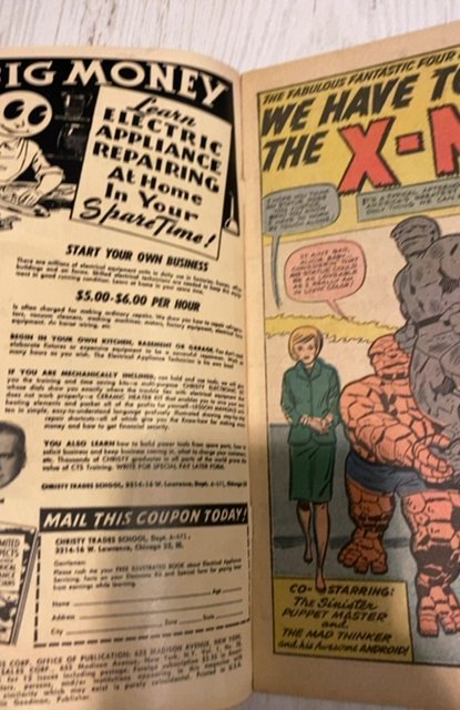Fantastic Four #28 (1964)xmen/thinker/android/puppet master solid copy fn+