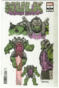 HULK 1 V OTTLEY DESIGN (NEAR MINT)