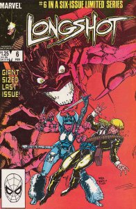 Longshot #6 VF ; Marvel | Art Adams Last Issue
