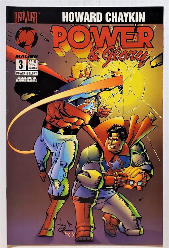 Power & Glory #3 (April 1994, Malibu) VF/NM  