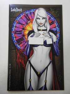 Lady Death #1 Original Drawing Edition NM Condition! Signed W/ COA!