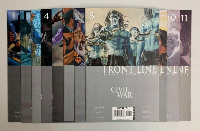 Civil War Front Line #1-11 Set (Marvel 2006) Paul Jenkins (7.0-9.0)