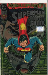 Superman #82 Chromium Cover (1993) Superman
