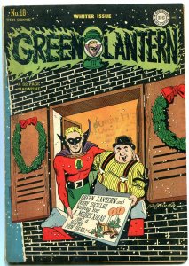 GREEN LANTERN COMICS #18 1945-CHRISTMAS COVER-M NODELL FN 