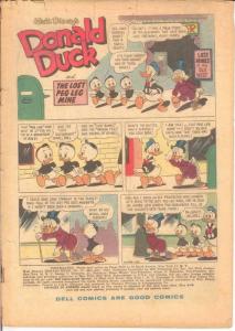 DONALD DUCK 52 FAIR BARKS LOST PEG LEG MINE (10 PP) COMICS BOOK